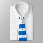 Cravate Drapeau du Nicaragua (Attaché)