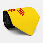 Cravate Drapeau du Nouveau Mexique (Roulé)