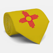 Cravate Drapeau du Nouveau Mexique (Roulé)