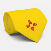 Cravate Drapeau du Nouveau-Mexique (États-Unis) (Roulé)