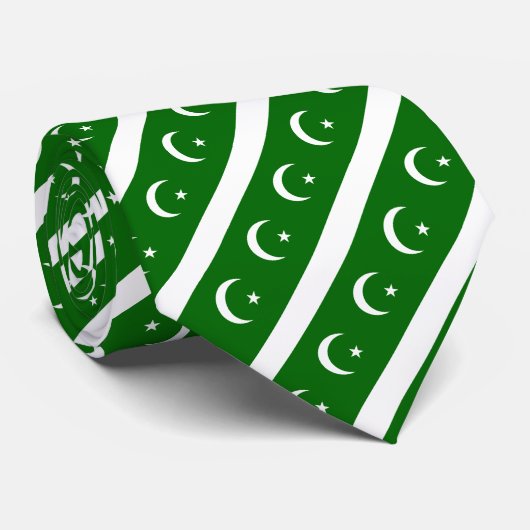 Cravate Drapeau du Pakistan (Roulé)