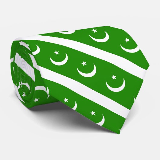 Cravate Drapeau du Pakistan (Roulé)