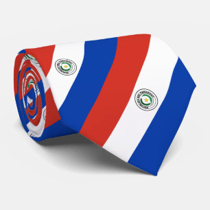 Cravate Drapeau du Paraguay