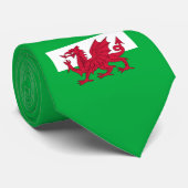 Cravate drapeau du pays de galles (Roulé)