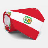 Cravate Drapeau du Pérou (Roulé)