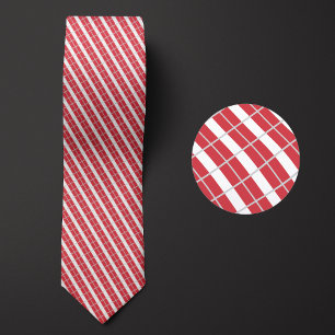 Cravate Drapeau du Pérou Motif