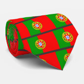 Cravate Drapeau du Portugal (Roulé)