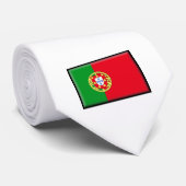 Cravate Drapeau du Portugal (Roulé)