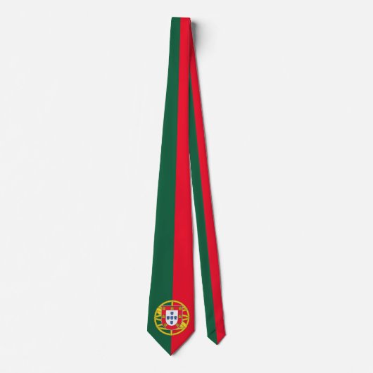 Cravate Drapeau du Portugal (Devant)