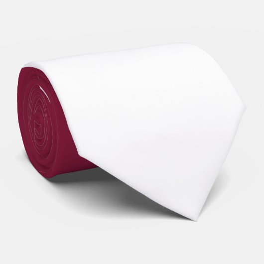 Cravate Drapeau du Qatar (Roulé)