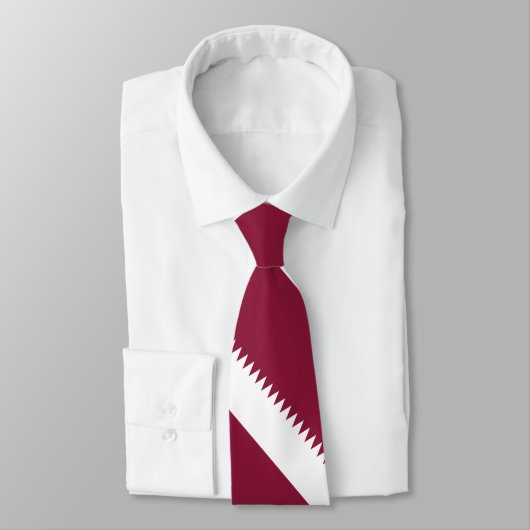 Cravate Drapeau du Qatar (Attaché)