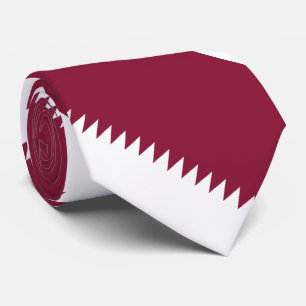 Cravate Drapeau du Qatar