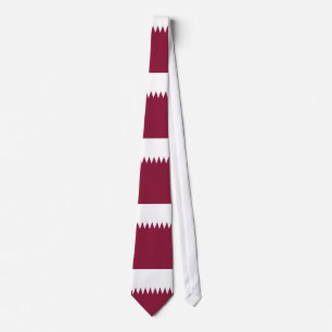 Cravate Drapeau du Qatar