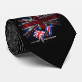 Cravate Drapeau du Royaume-Uni (Roulé)