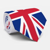 Cravate Drapeau du Royaume-Uni (Roulé)