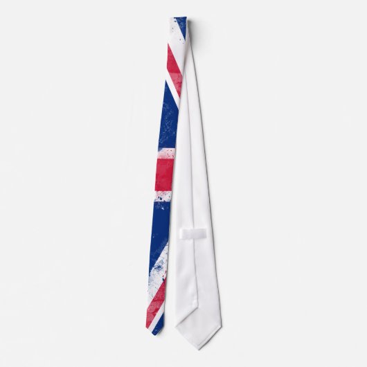 Cravate Drapeau du Royaume-Uni ou de l'Union Jack (Dos)