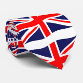 Cravate Drapeau du Royaume-Uni + vos idées (Roulé)