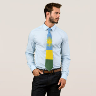 Cravate Drapeau du Rwanda