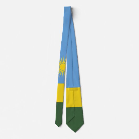 Cravate Drapeau du Rwanda (Dos)