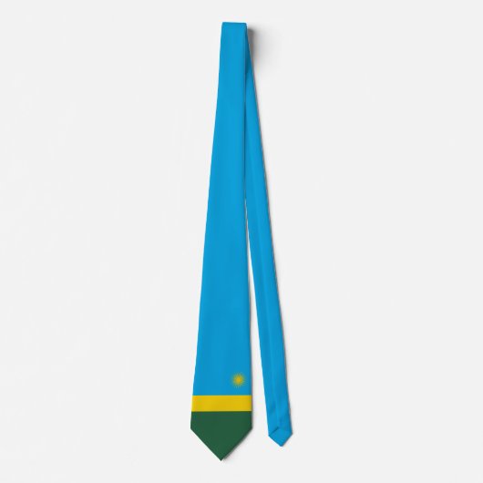 Cravate Drapeau du Rwanda (Devant)