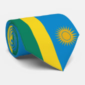 Cravate Drapeau du Rwanda (Roulé)