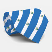 Cravate Drapeau du Salvador (Roulé)