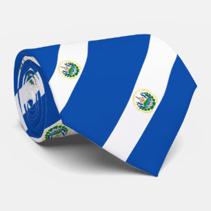 Cravate Drapeau du Salvador
