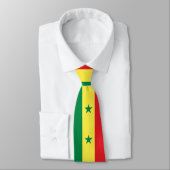 Cravate Drapeau du Sénégal (Attaché)
