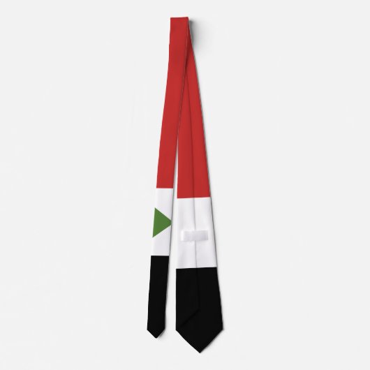 Cravate drapeau du Soudan (Dos)