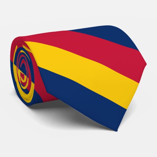 Cravate Drapeau du Tchad (Roulé)