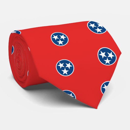 Cravate Drapeau du Tennessee (Roulé)