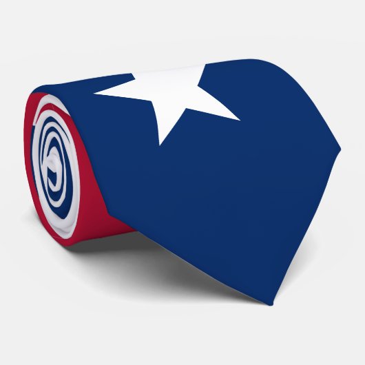 Cravate Drapeau du Texas (Roulé)