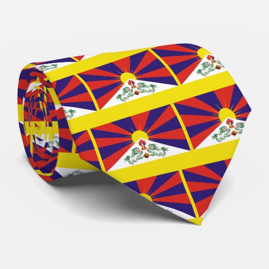 Cravate drapeau du tibet (Roulé)