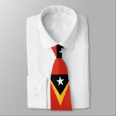Cravate Drapeau du Timor oriental (Attaché)