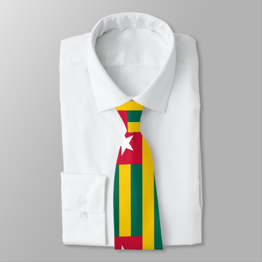 Cravate Drapeau du Togo (Attaché)