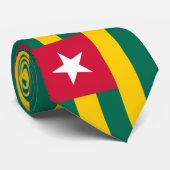 Cravate Drapeau du Togo (Roulé)
