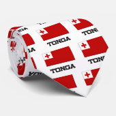 Cravate Drapeau du Tonga (Roulé)