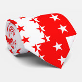 Cravate Drapeau du Valais, Suisse (Roulé)