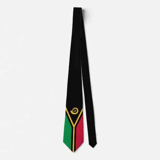Cravate Drapeau du Vanuatu (Devant)