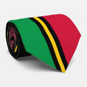 Cravate Drapeau du Vanuatu (Roulé)
