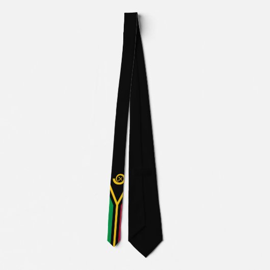 Cravate Drapeau du Vanuatu (Dos)