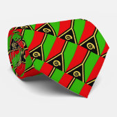 Cravate Drapeau du Vanuatu (Roulé)