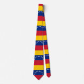 Cravate Drapeau du Venezuela (Devant)