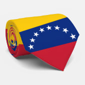 Cravate Drapeau du Venezuela (Roulé)
