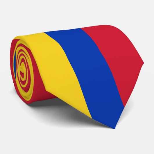 Cravate Drapeau du Venezuela (Roulé)