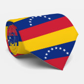 Cravate Drapeau du Venezuela (Roulé)
