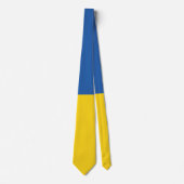 Cravate Drapeau d'Ukraine (Devant)