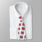 Cravate Drapeau d'Union Jack de défibreurs (Attaché)