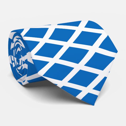 Cravate Drapeau écossais de la Croix de Saint-André (Roulé)