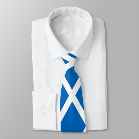 Cravate Drapeau écossais Saltire (Attaché)
